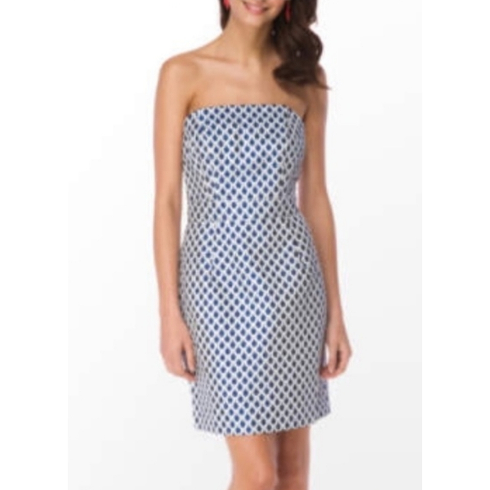 Lily Pulitzer Josephina strapless scalloped dress - Picture 2 of 7